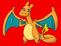 Pokemon 06 - Charizard chibi