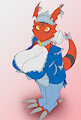 Maid Guilmon~ by creatiffy