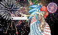 Sonic was made to celebrate the 4th of July by shanahat