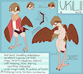 Ukilii ref sheet (clean) by Afterglow