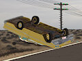Overturned Chevy - General Version - No Blood or Injury