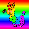 Pride llama