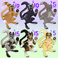 $5 - $15 feline adoptables [ 6/6 OPEN ]