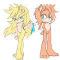 Panty and Brief as hedgehogs