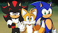 Shadow, Tails y Sonic 2
