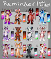 REMINDER : adopts auction ends friday!!!