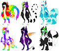 Scene Anthro Adopts [OTA, Open] by dross