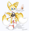 Tails & Charmy waiters! by AlystairCat