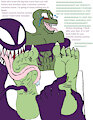 Venom tickles the Lizard