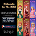 Bookmarks for the Beta (CT Merch!) by LittleNapoleon