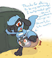 Riolu's assistance by BoredomWithFriends