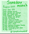 Sonadow Month