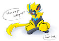 Preggy Zeraora ( Art trade )