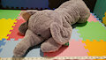 (Made-To-order) Modded Elephant plush 36" by StuffMyStuffies
