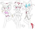 Sonic girls & undergarments 