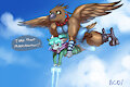 Aerial Strike! by bluecoffeedog