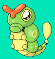 Pokemon 10 Caterpie Chibi