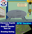 Clarence Coyote and Project Courier - Part 34 - Evening Outing - SFW Version