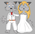 Dr. Wolf and His Lady Wedding by boyninja12