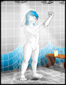Naturally Raniese in the Shower Room by Tydrian