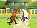 Fight Between Swordsmen (Justin vs. Senketsu) by DJsun0612