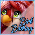 Bathing Birb by Lily