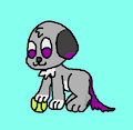 Asexual flag dog