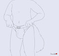Wolfie's Streams – Underwear Readjustment 1 by ChocolateKitsune
