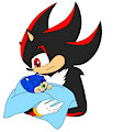 Shadow and baby Sonic