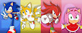 Sonic and Gang by KuroganeWatanoshi