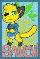 Badge: Tough Kitty Sanchi by RedPandaCase
