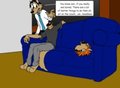 Ricky with couch by DecapDuck