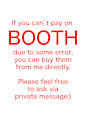 BOOTH payment issue