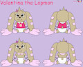 Valentina the Lopmon Model Sheet by DanielMania123