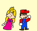 Mario and Princess Peach