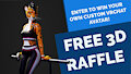 Free 3D Raffle! by JuliaWinterPaw