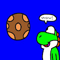 Yoshi and a Big Cookie