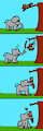 Elephant rescue comic