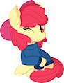 Apple Bloom with sweater