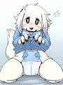 Fuyuki with diaper