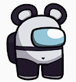 Panda Among Us Bounce! [gif] by SmolSeto