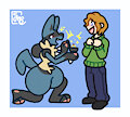 Lucario proposes by SuperMattyM8 by LucarioNycteus