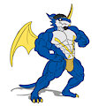 Gold Exveemon Test sketches by YourInnerBeast