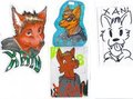 The many Faces of Xan! (Con badges FWA '08)