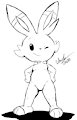 Inktober 2020 : Scorbunny by WinickLim