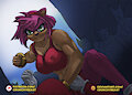 Amy Rose fighting (Sonic fanart) by CrunchyBeast