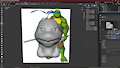 (Blender) TMNT preview