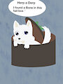 wolf man com:surprise wolf in a box by yunaininjamisterss