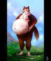 Big-Bellied Wolf, by Kjartan