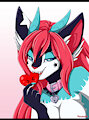 YCH: 42 bite heart
